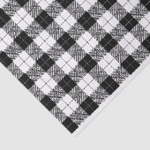Black and White Herringbone Tissue Paper Seidenpapier (Ausschnitt)