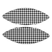 Black and White Houndstooth Pattern Football (Paneele)