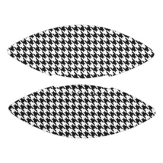 Black and White Houndstooth Pattern Football (Paneele)