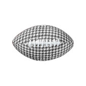 Black and White Houndstooth Pattern Football (Vorderseite)