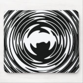 Black And White Illusion Mousepad (Vorne)