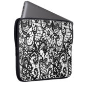 Black and White Lace Handy Case (Vorne Rechts)