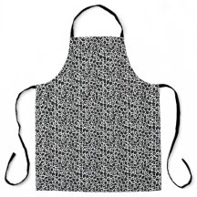 Black and white leopard cheetah pattern