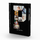 Black and White Letter P Photo Collage Fotoblock (Rechts)