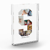 Black and White Letter S Photo Collage Fotoblock (Links)