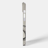 Black and White Martin Acoustic Guitar Case-Mate iPhone Hülle (Rückseite / Links)