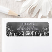 Black and White Minimalist Celestial Moon Phase  (Insitu)