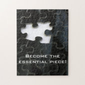 Black and White Missing Puzzle Puzzle (Vertikal)