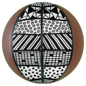 Black and white - modern pattern basketball (Vertikal)