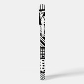 Black and white - modern pattern Case-Mate iPhone hülle (Rückseite / Links)