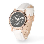 Black and White Mother's Day Armbanduhr (Winkel)
