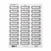 Black and White Noël Adress (Vorne)