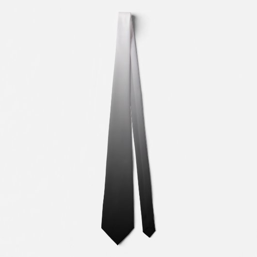 Black and white ombre krawatte (Vorderseite)