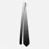Black and white ombre krawatte (Rückseite)