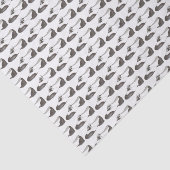 Black-and-White Oxford Stich Shoe Dance Teacher Seidenpapier (Ausschnitt)