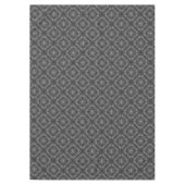 Black and White Paisley Bandana Boho Print Tischdecke (Vorderseite)