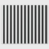 Black and White Pattern Simple Stylish  Geschenkpapier (Flach)