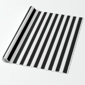 Black and White Pattern Simple Stylish  Geschenkpapier (Ungerollt)