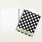 Black and White Polka Dots, Dotted, Your Name Planer (Anzeige)
