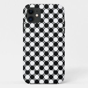 Black and White Polka Dots iPhone 5 Fall 11 Hülle