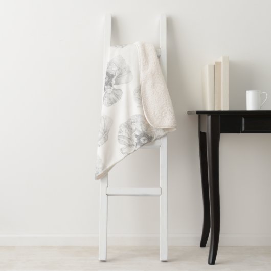 Black and White Poppy Sherpadecke (Beispiel)