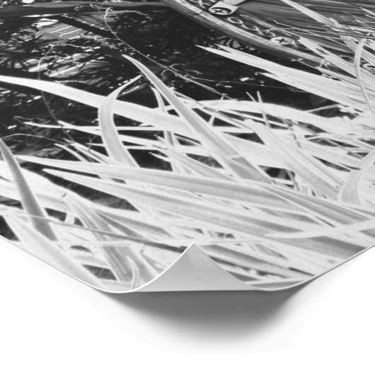 Black and White Poster Charon Ferryman durch Styx (Ecke)