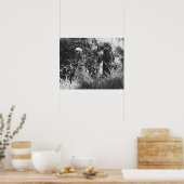 Black and White Poster Charon Ferryman durch Styx (Küche)