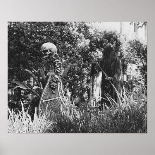 Black and White Poster Charon Ferryman durch Styx (Vorne)