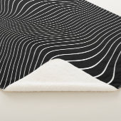 Black and white Psychedelic Linear Wavy Background Sherpadecke (3/4)