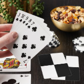 Black and White Rechtecke Spielkarten (In Situ)