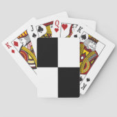 Black and White Rechtecke Spielkarten (Rückseite)
