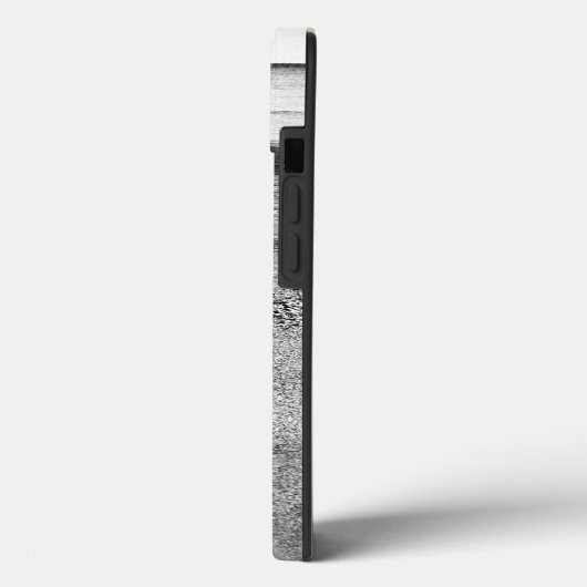 Black and White Sand Beach Case-Mate iPhone Case (Rückseite / Links)
