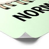 Black and White Sheep Poster (Ecke)