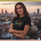 Black and White Simple Elegant "Find Yourself " T-Shirt