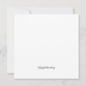 black and white sketch of Mountains Dankeskarte (Rückseite)