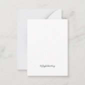 black and white sketch of Mountains Mitteilungskarte (Rückseite)