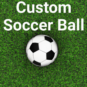 Black and white soccer ball/ custom soccer ball