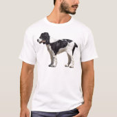 Black and White Spaniel T-Shirt (Vorderseite)