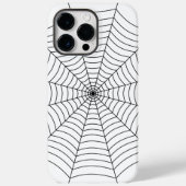Black and White spider web Halloween pattern Case-Mate iPhone Hülle (Rückseite)