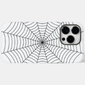 Black and White spider web Halloween pattern Case-Mate iPhone Hülle (Rückseite (Horizontal))
