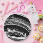 Black and White Spiral Staircase Pappteller (Party)