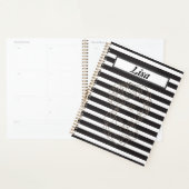 Black and White Stripe Planer (Anzeige)