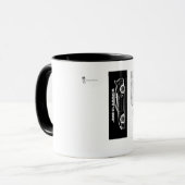 Black and White Supra Mug | Piston & Thread Tasse (Vorderseite Links)