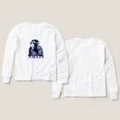 black and white T-Shirt (Design Vorderseite & Rückseite)