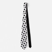 Black and white tie krawatte (Vorderseite)