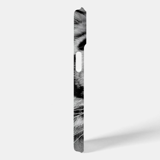 Black and White Tiger Face Case-Mate iPhone Hülle (Rückseite / Rechts)
