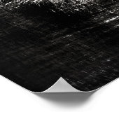 Black and White Tiger Vintage Posters Poster (Ecke)