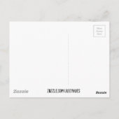 Black and White Triangle getric shape pattern Postkarte (Rückseite)