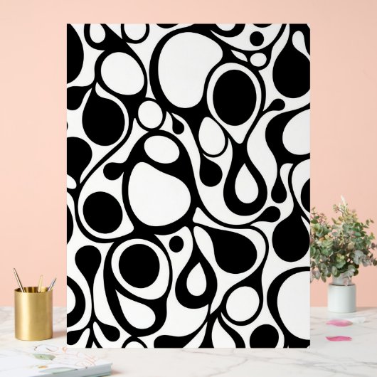 Black and white wall poster (Hochzeit)