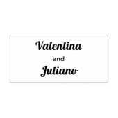 Black and White Wedding Stamp Permastempel (Design)
